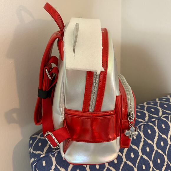 Loungefly Disney100 Exclusive Platinum Winnie the Pooh Cosplay Mini Backpack - Picture 4 of 8